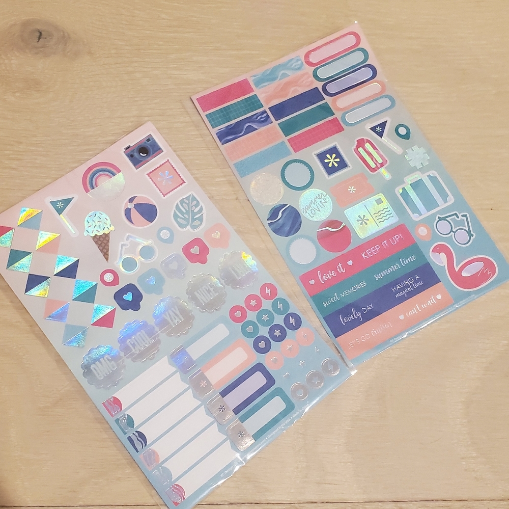 Erin Condren Summer Stickers